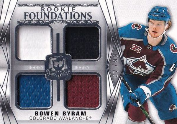 jersey RC karta BOWEN BYRAM 20-21 UD The CUP Rookie Foundations /99